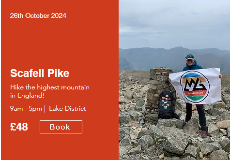 Hike Scafell Pike with Bee Sober and The Mountain Girl